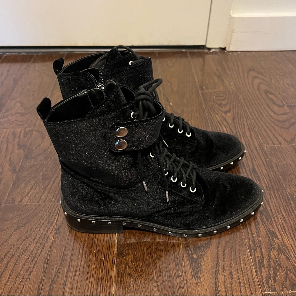 VINCE CAMUTO Studded Combat Boots